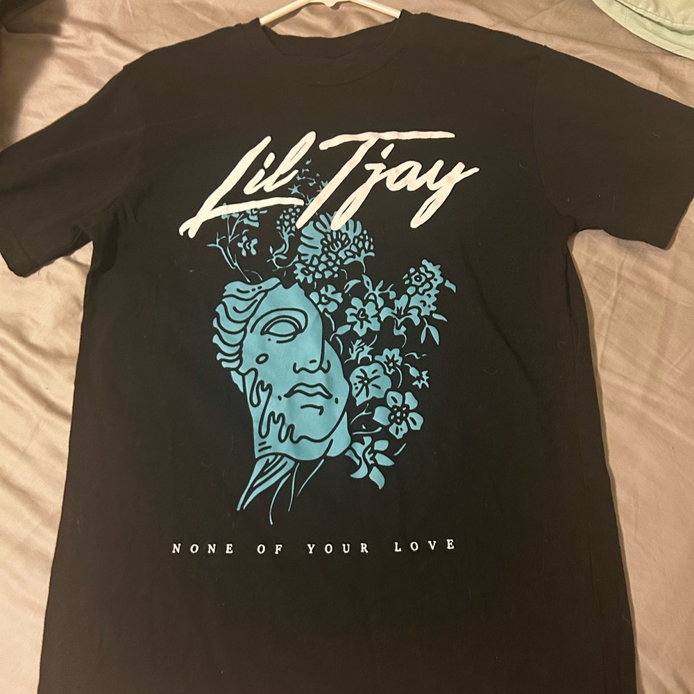 Lil Tjay Black Graphic T-Shirt